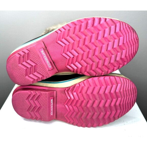 Sorel Womens Boots Winter Snow Insulated Waterproof Lace Up Pink Gray Size 4 - Picture 8 of 13